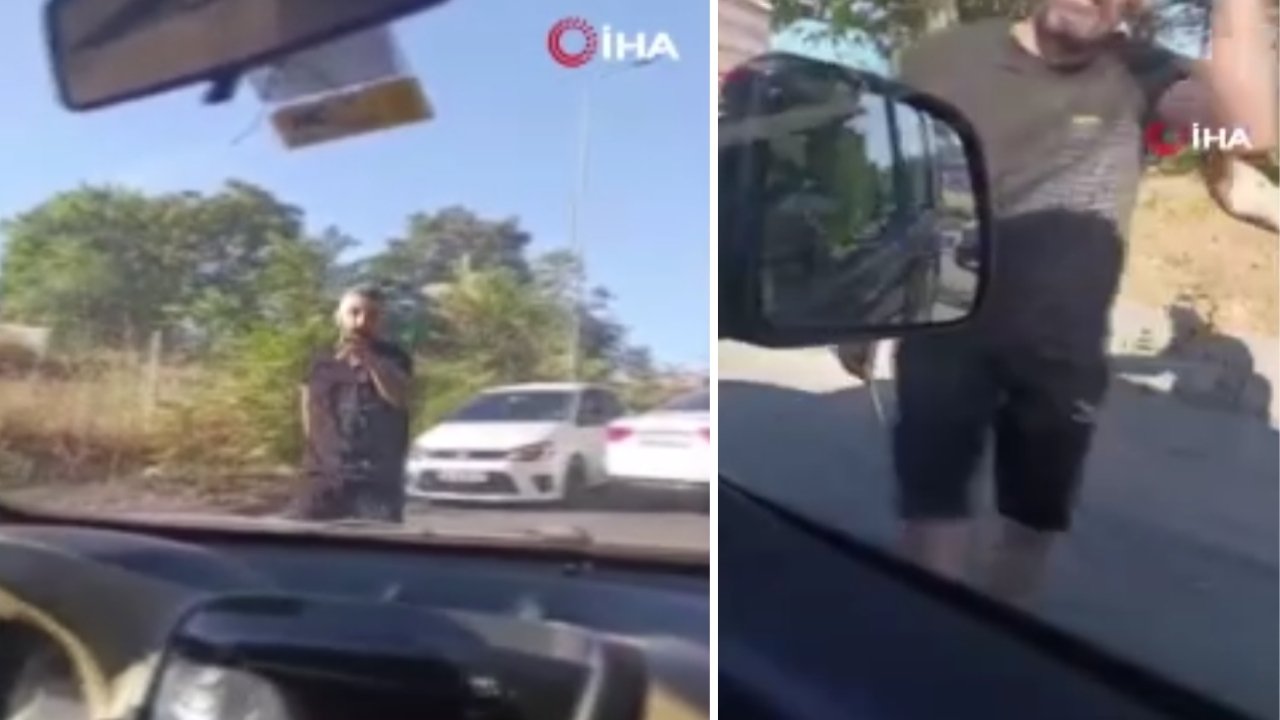 Esenyurt'ta trafik magandası tartıştığı kişinin aracının lastiklerini bıçakla kesti