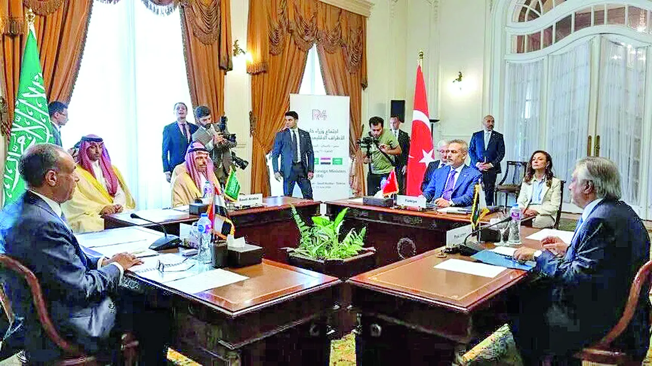 Dört ülkenin dışişleri  bakanları Kahire’de  bir araya gelmişti.