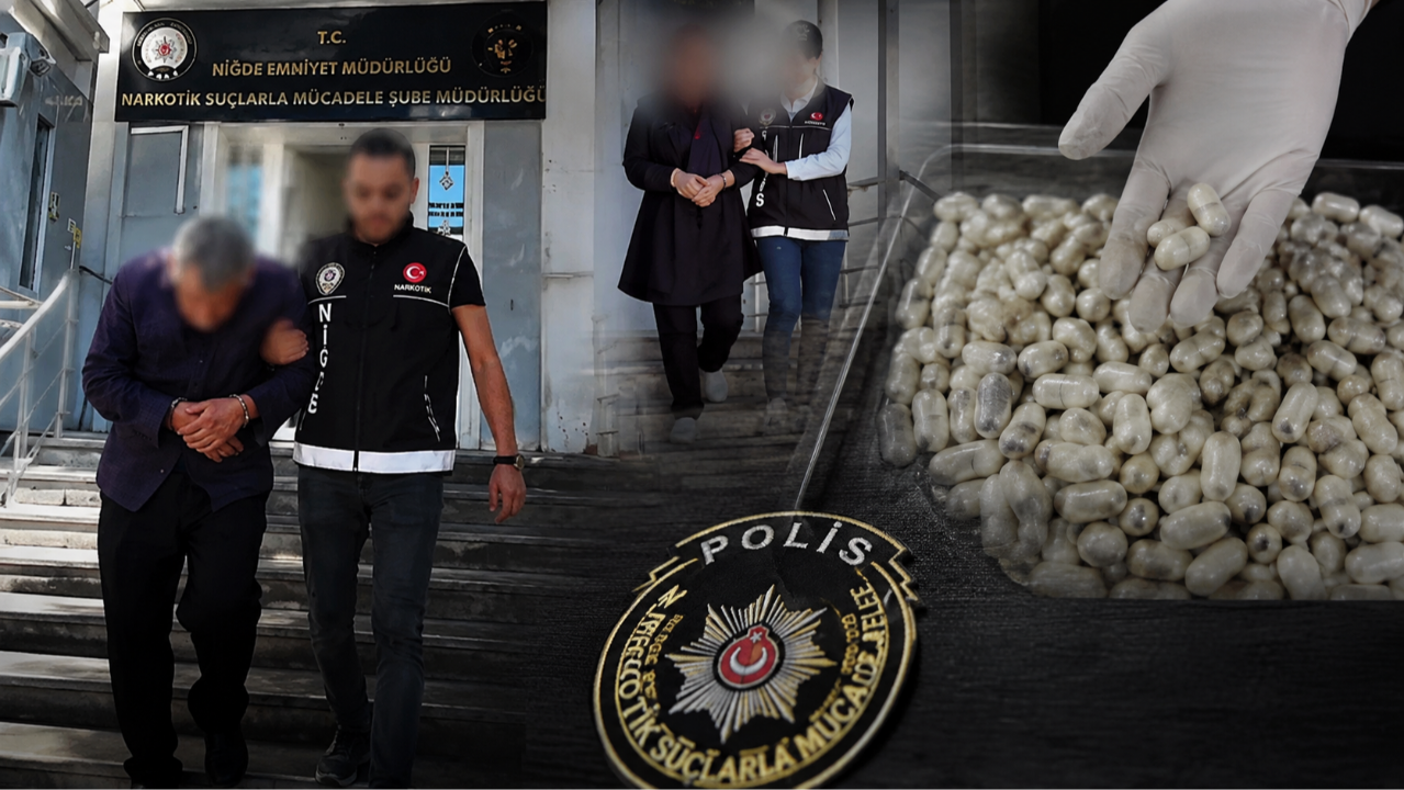Niğde'de uyuşturucu operasyonu! Mide ve bağırsaklarından çıkartıldı