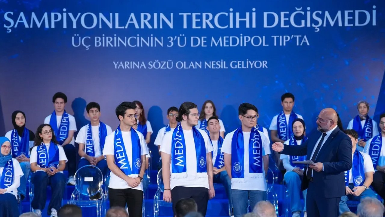 Şampiyonların tercihi değişmedi! YKS birincileri yine Medipol'ü seçti
