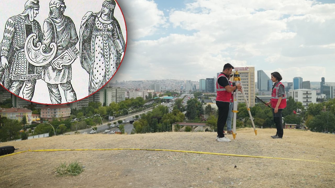 Ankara'nın göbeğinde yeni ziyaret noktası! 2 bin 800 yıllık tümülüste ilk çalışmalar