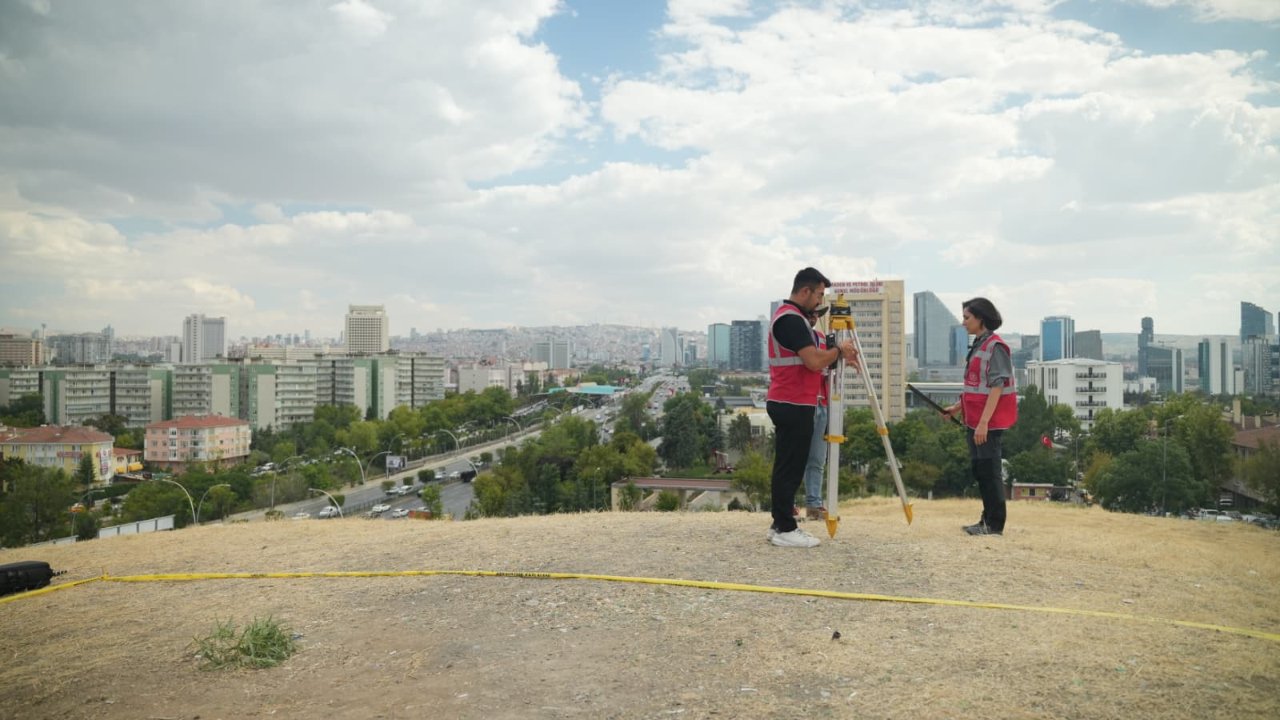 Ankaranın göbeğinde yeni ziyaret noktası! 2 bin 800 yıllık tümülüste ilk çalışmalar