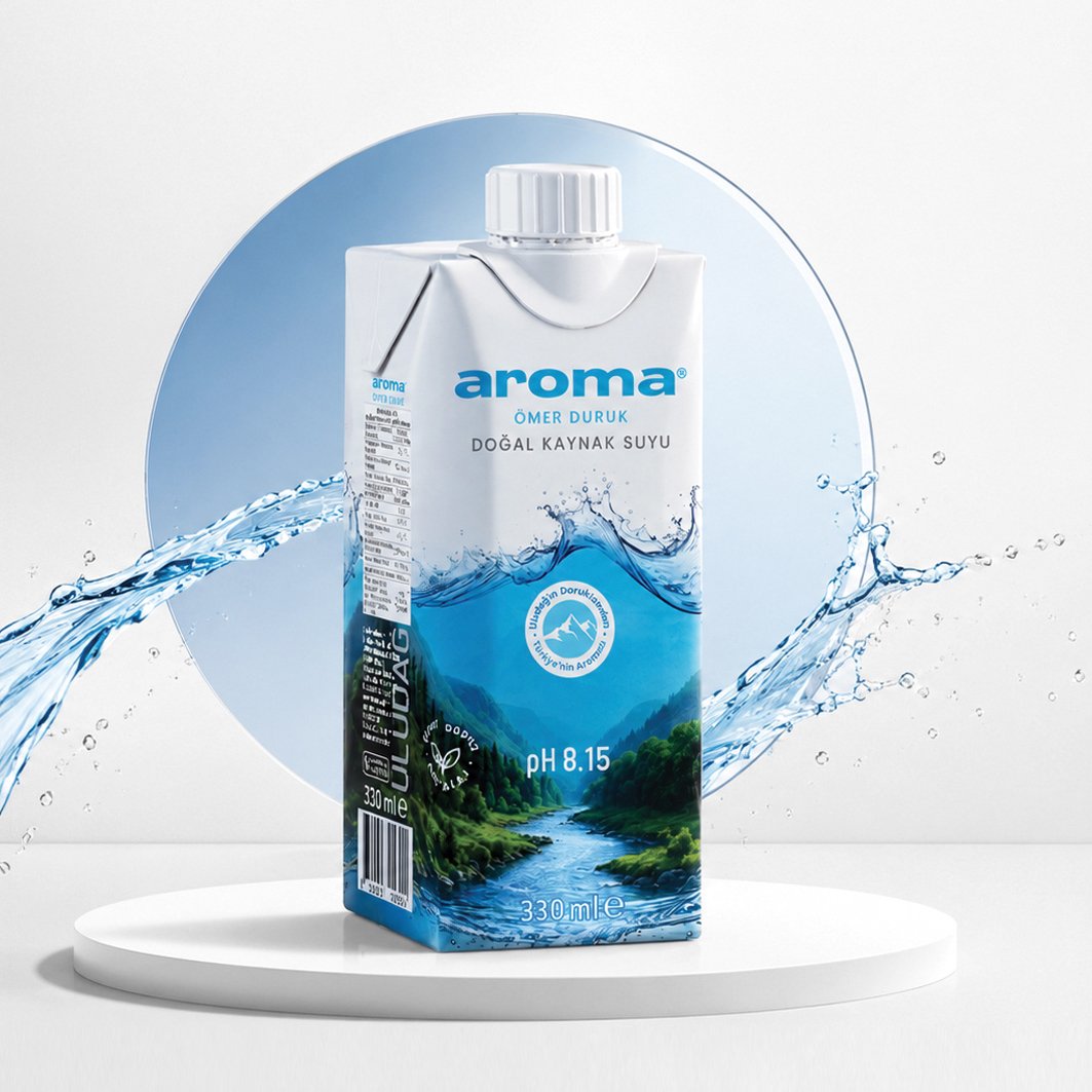 Aroma su, yüksek pH değerini FSC sertifikalı karton ambalajla buluşturdu