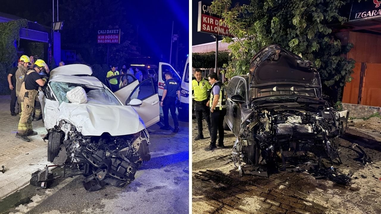 Bursa'da feci kaza! İki otomobil çarpıştı: Ölü ve yaralılar var