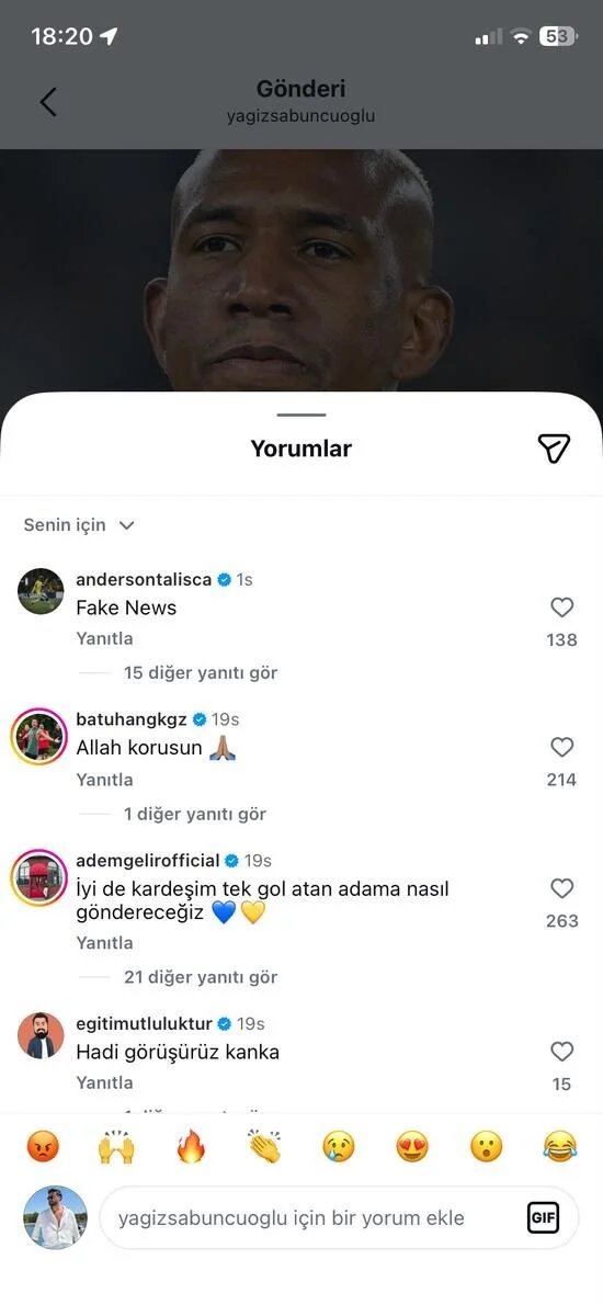 Anderson Talisca'dan 'transfer' paylaşımı