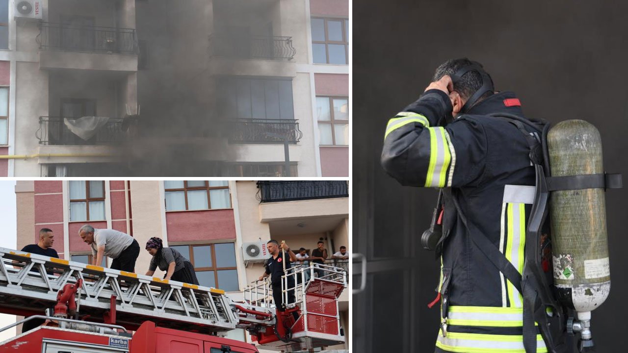 Elazığ'da bina yangını! İnsanlar mahsur kaldı, çok sayıda ekip olay yerinde