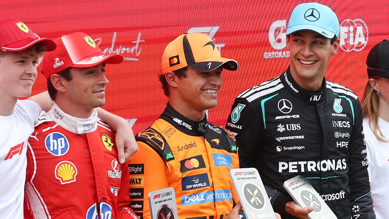 F1 Hollanda GP'de pole pozisyonu Lando Norris'in