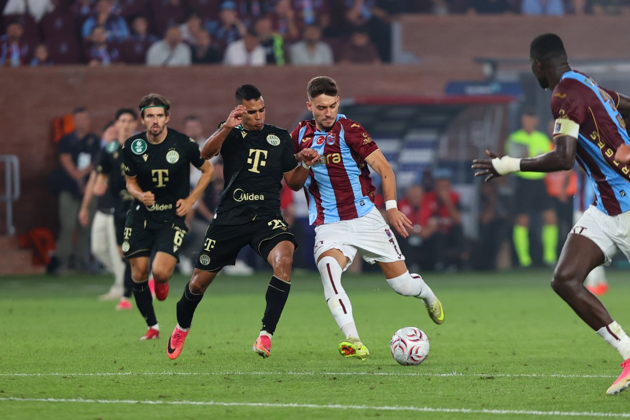 Temsilcimiz, Trabzon'da oynanan ilk maçta Ferencvaros'a 1-0 yenildi.