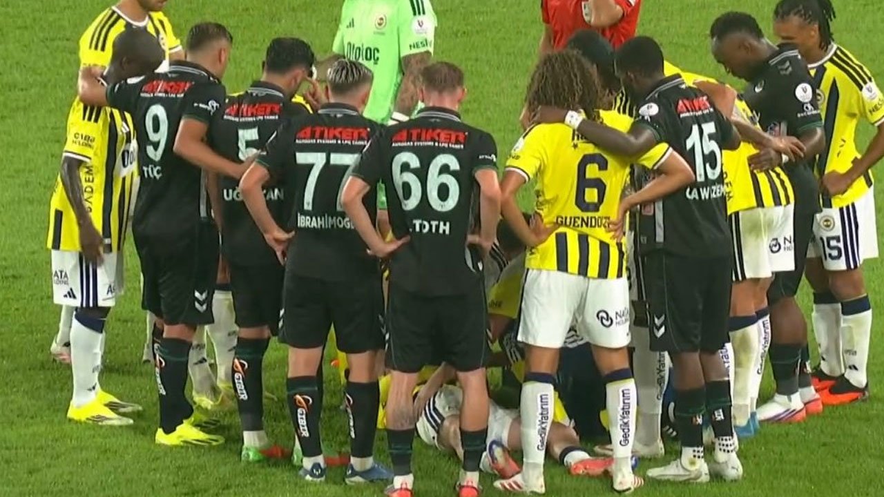 Kerem Aktürkoğlu'nun sakatlık anı