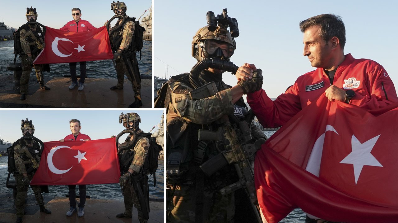 Selçuk Bayraktar paylaştı... Mavi Vatan'da sahne SAT ve SAS komandolarının!