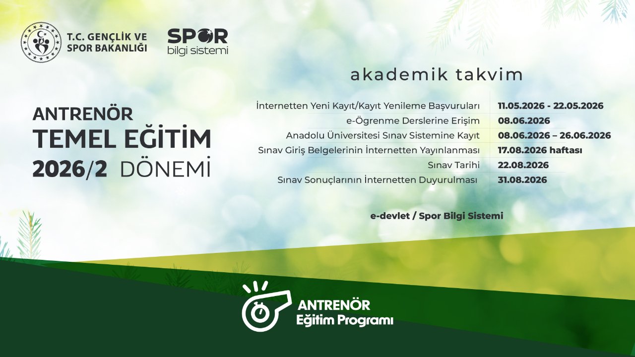 Temel Antrenörlük Sınavı sonuç tarihi! Antrenörlük Sınavı 2 dönem sınav sonuçları ne zaman açıklanacak?