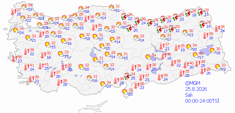 Bu hafta hava nasıl olacak, yağmur yağacak mı? 24-28 Ağustos hava durumu raporu!