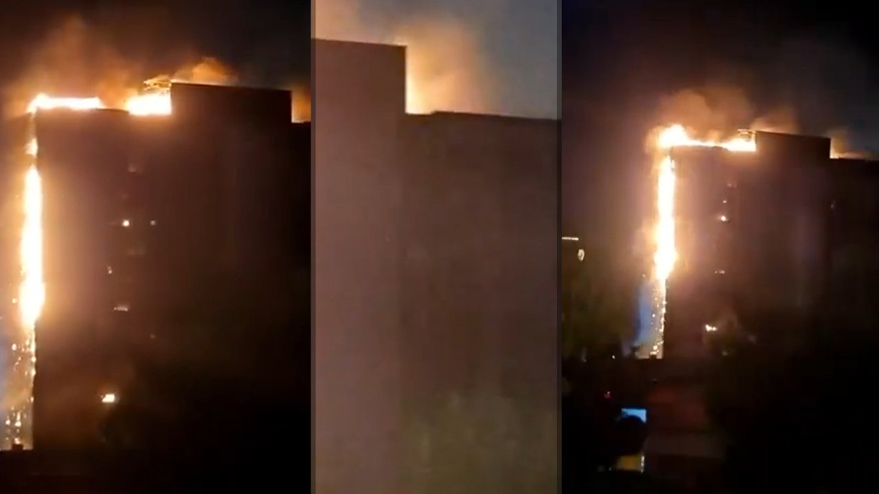 Diyarbakır'da plazada yangın! Ekipler olay yerinde