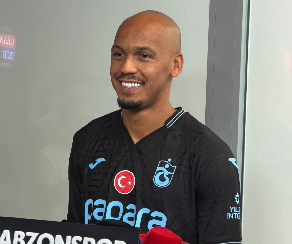Fabinho, transferi bitirmek için Trabzona iniş yaptı