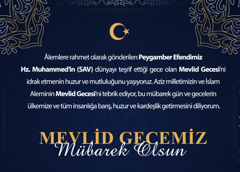 Resimli Mevlid Kandili mesajları! Uzun-kısa Mevlid Kandili mesajları