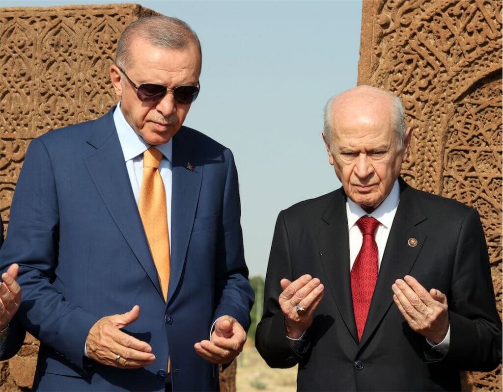 Cumhurbaşkanı Erdoğan ve MHP lideri Devlet Bahçeli