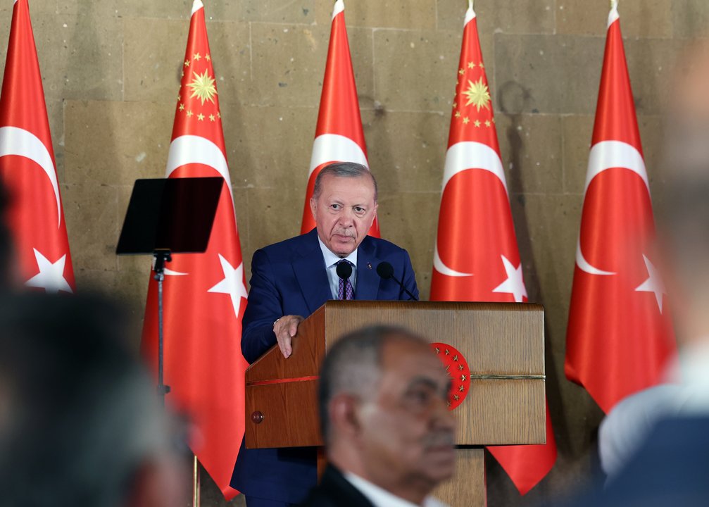 "Kimse bize sınır çizemez"... Cumhurbaşkanı Erdoğan: Birilerinin iddia ettiği gibi gizli niyetimiz yok