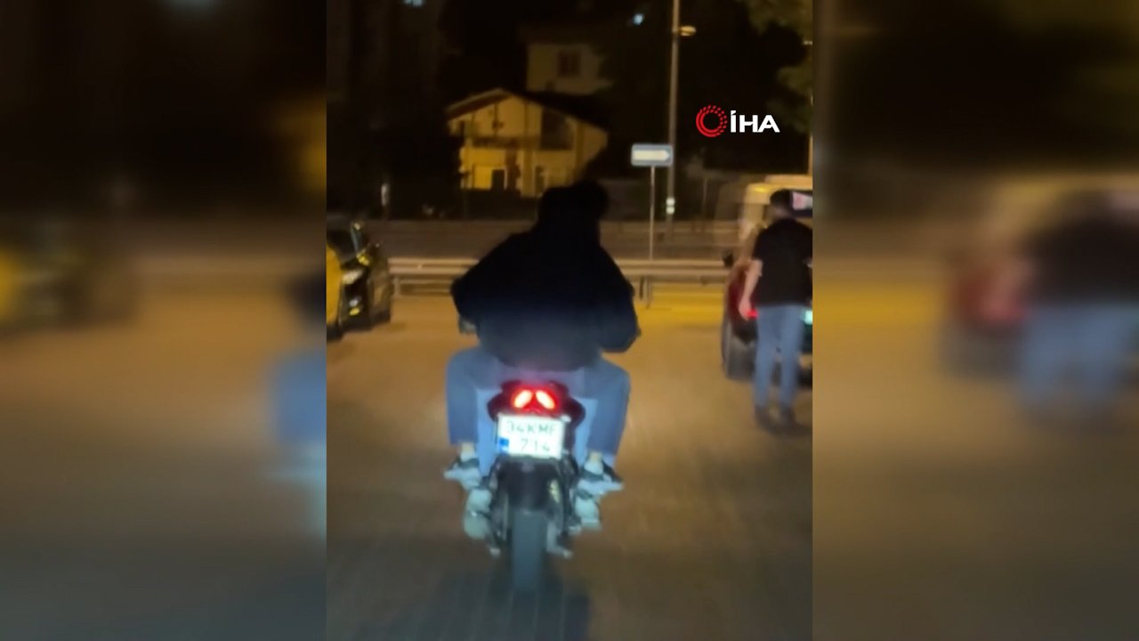 Motorunu çaldırmadı, hırsızlara nefes aldırmadı! E-5'te son bulan kovalamaca kamerada