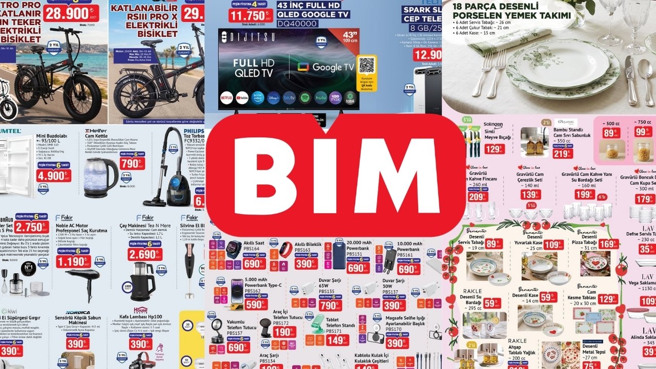BİM aktüel ürünler 28-30 Ağustos kataloğu  güncellendi! Bim'de bu hafta neler var? 