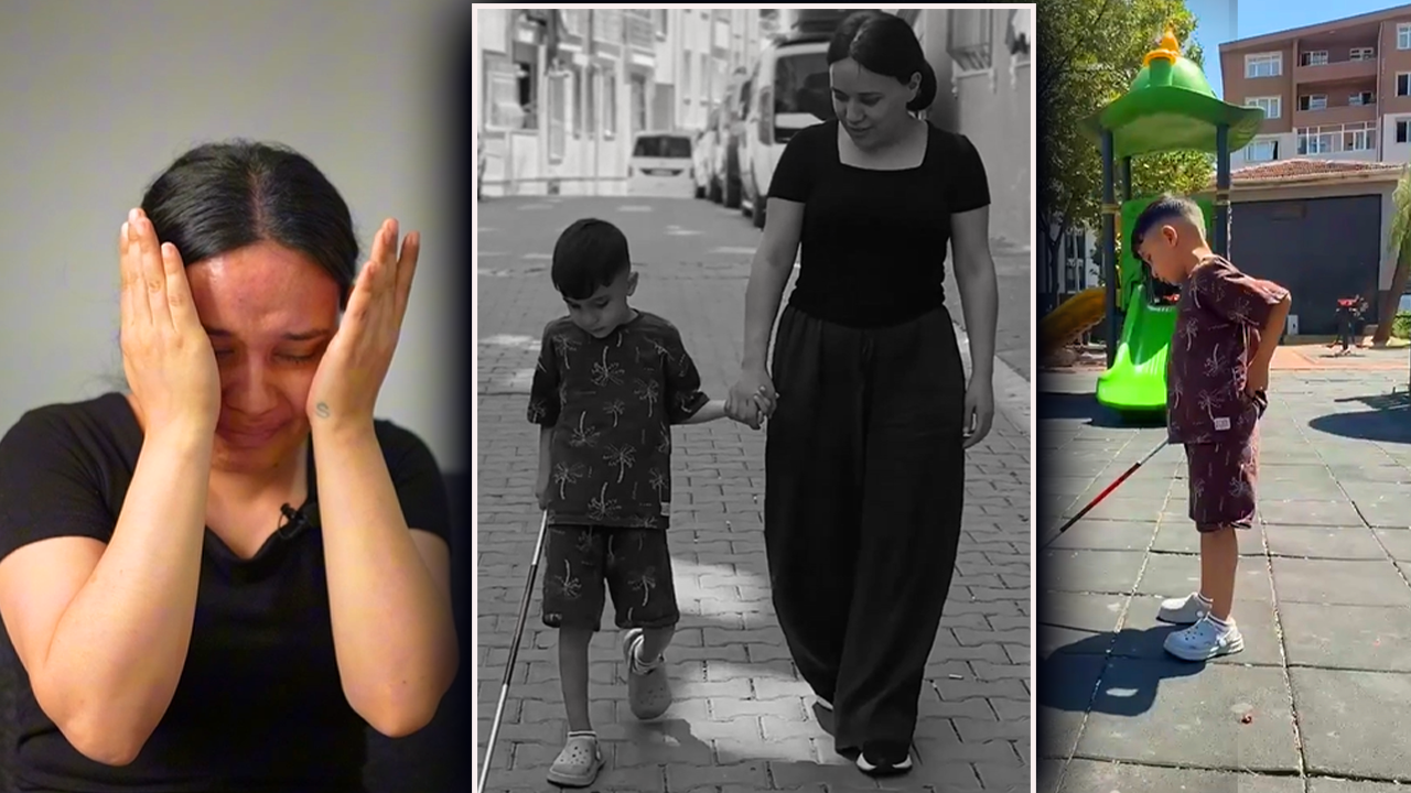 Görme engelli Toprak’ın ağlatan hayali! 6 yaşındaki çocukları için alyanslarını bile sattılar.. .Annesi hikayesini ağlayarak anlattı 