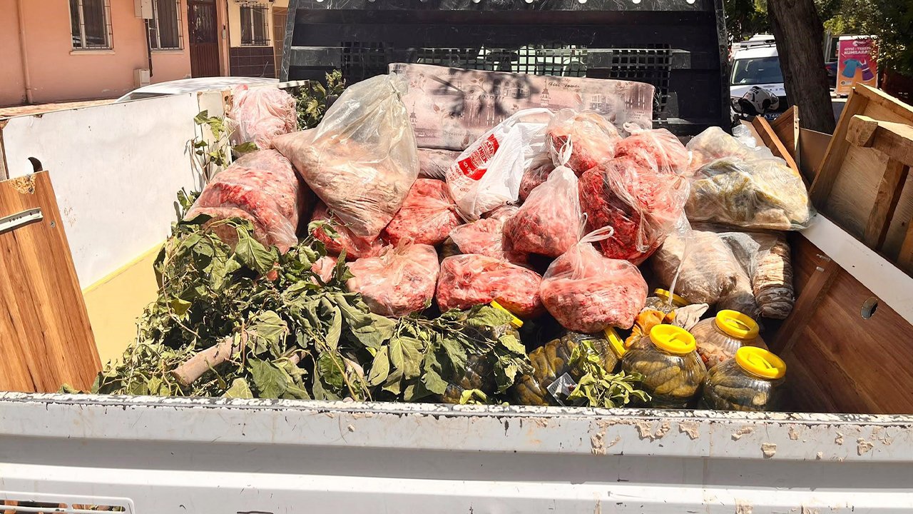 Ne hijyen var ne doğru etiket! 152 kilogram et imha edildi