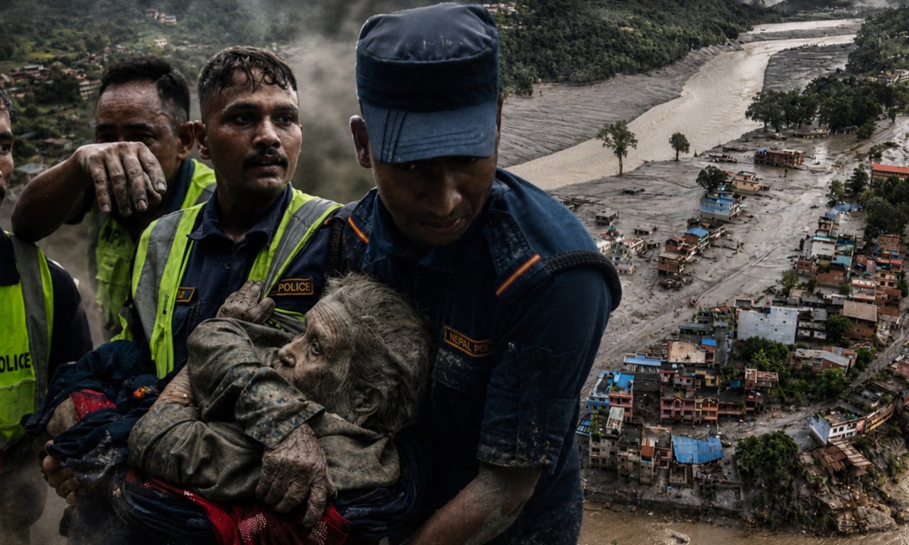 10 bin aile saniyeler içinde her şeyini kaybetti! Buzul kütlesi çöktü, Nepal'de hayat değişti... 