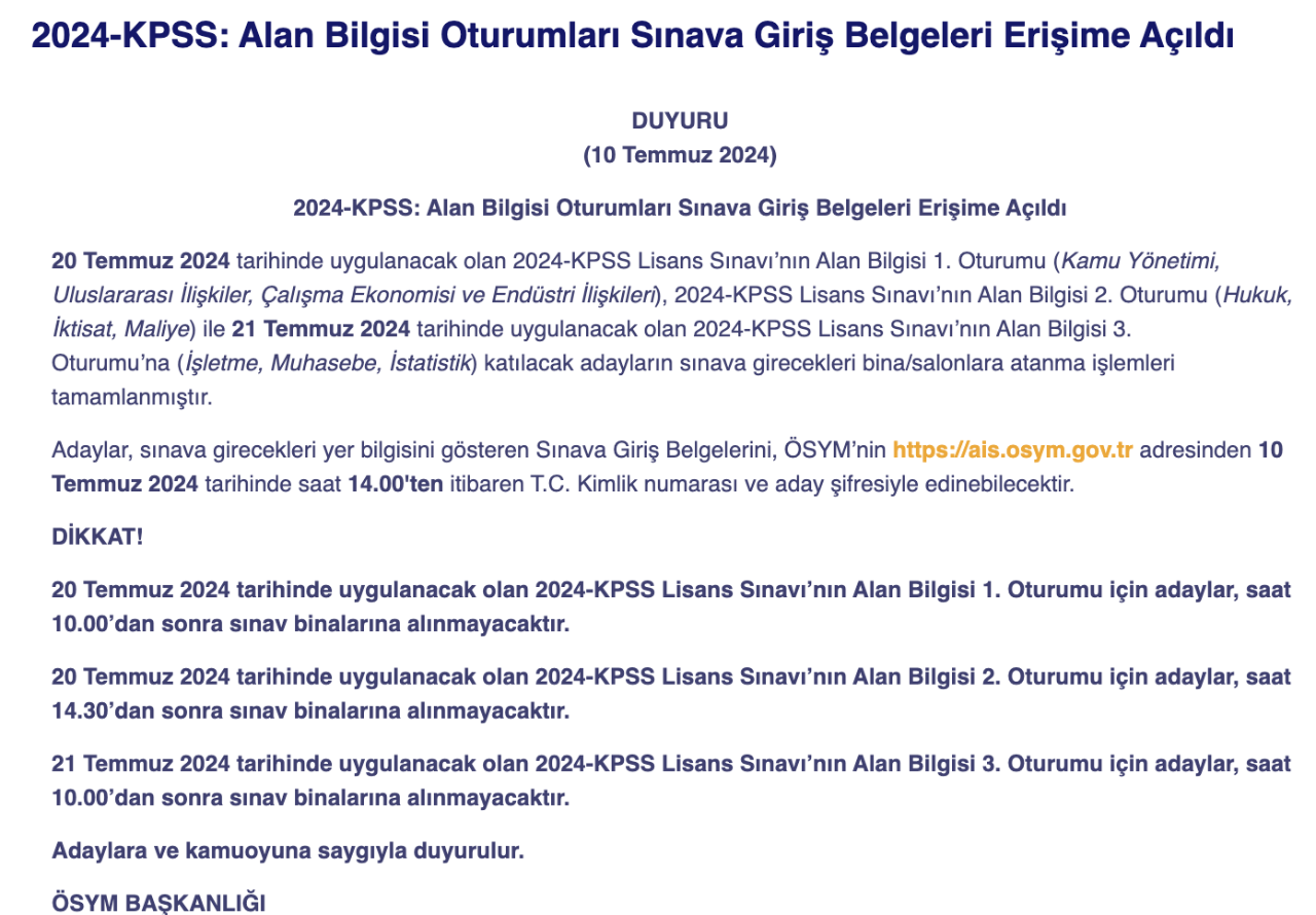 Ortaöğretim KPSS başvuruları başladı! Sınav yerleri ne zaman belli olacak, sınav giriş belgeleri ne zaman açıklanacak?