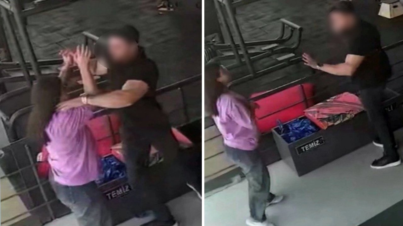 Spor salonunda kadının boğazını sıktı! Kan donduran anlar
