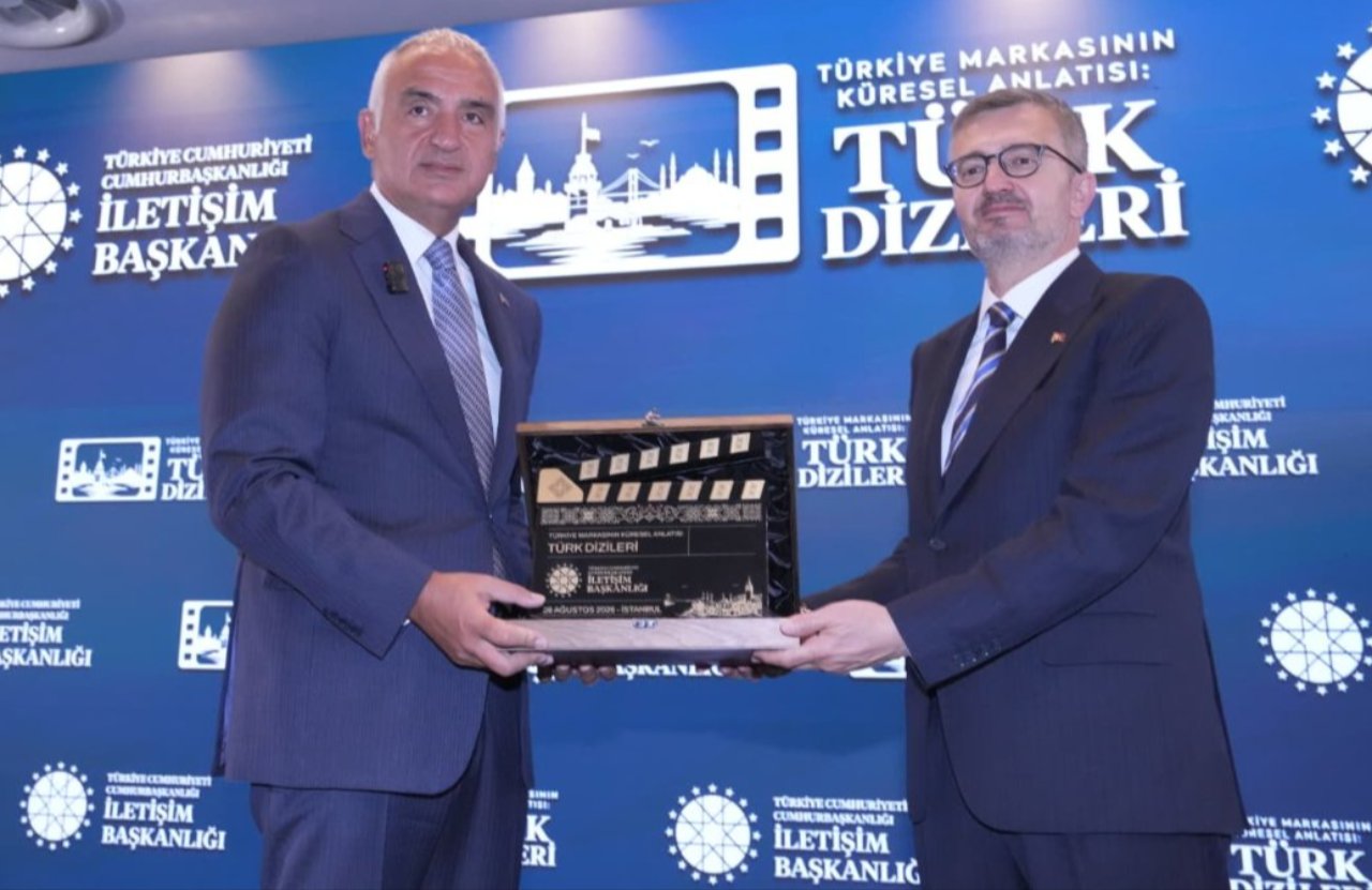 Kültür ve Turizm Bakanı Mehmet Nuri Ersoy ve İletişim Başkanı Prof. Dr. Burhanettin Duran
