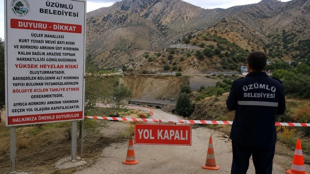 Yetkililer uyardı! Heyelan riski bulunan ilçemizde vatandaşlar tahliye edilecek