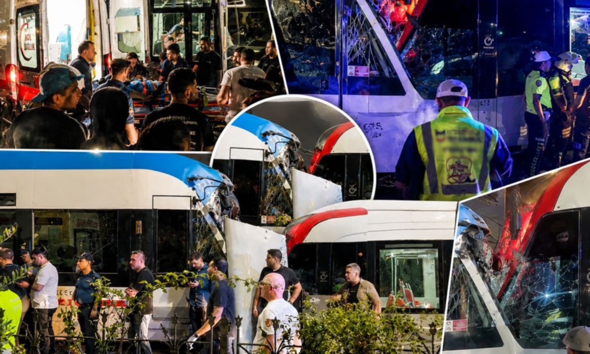 Zeytinburnu'nda iki tramvay kafa kafaya çarpıştı! Yaralılar var