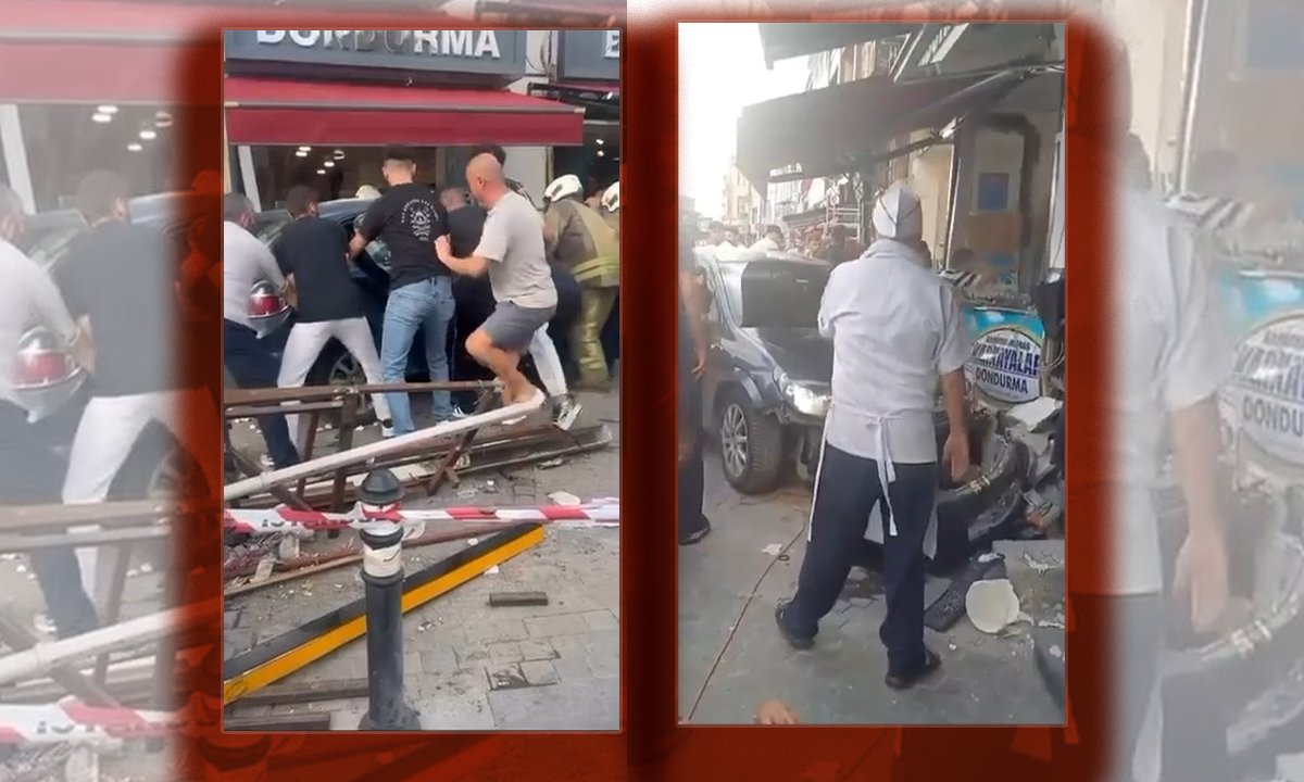 Beykoz’da otomobil yayaların arasına daldı! Çok sayıda yaralı var