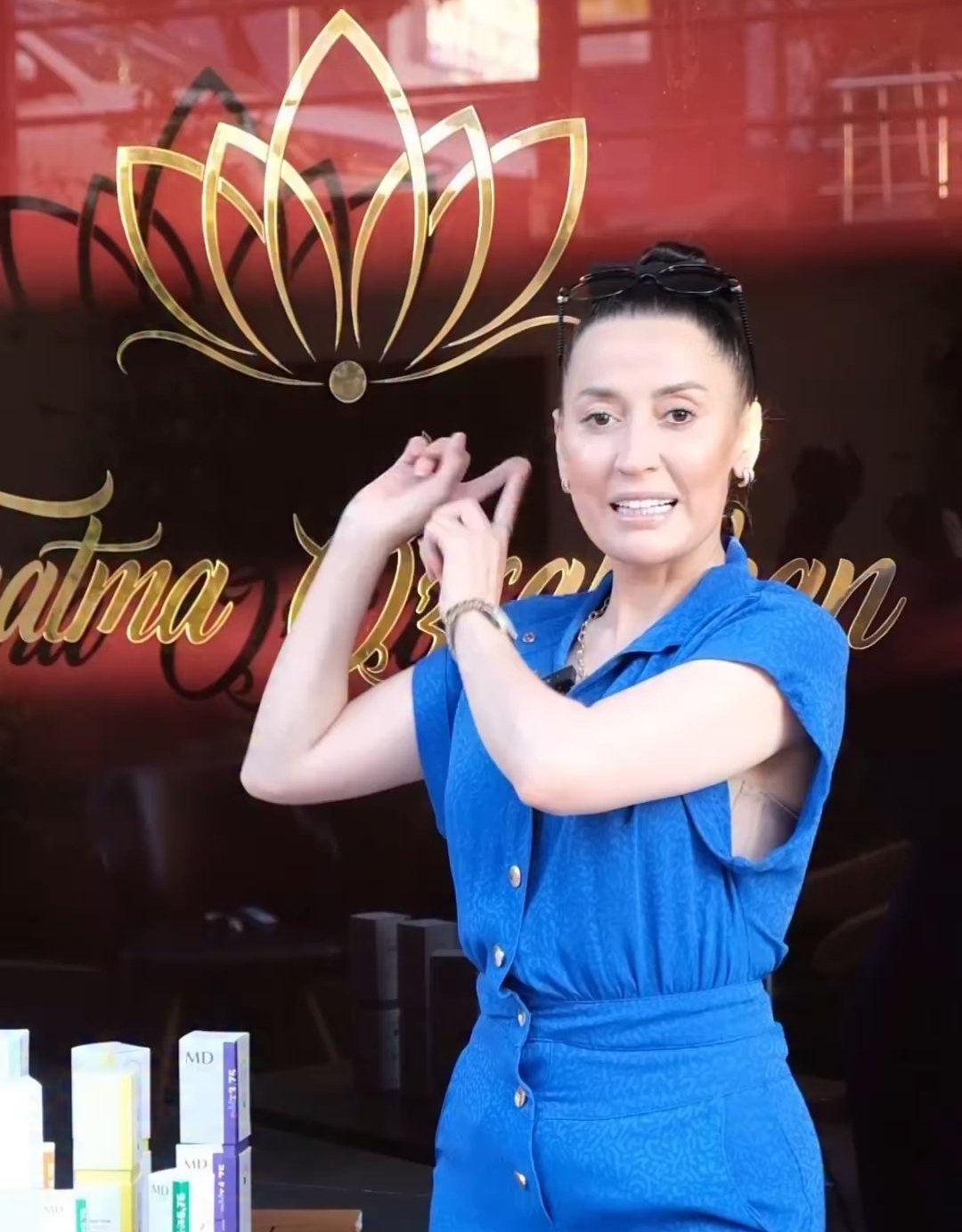 İşyeri sahibi Fatma Özçalışkan