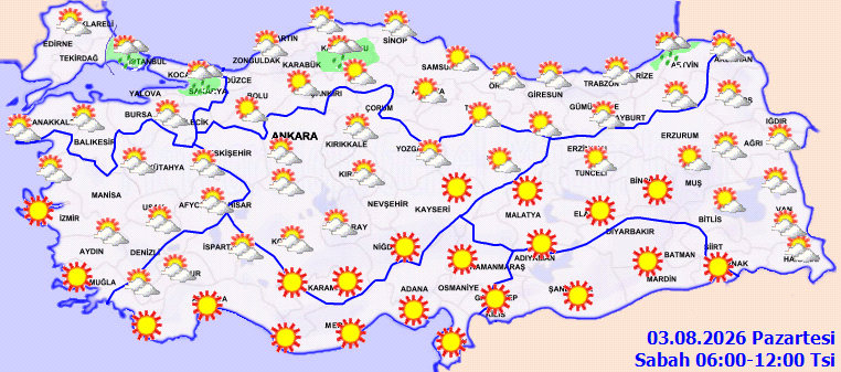 12 ilde yağmur bulutu! Meteoroloji tek tek sıraladı! Gök gürültülü sağanak yolda