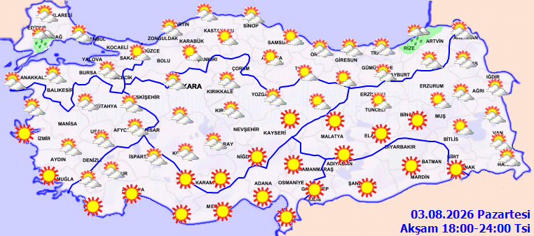 12 ilde yağmur bulutu! Meteoroloji tek tek sıraladı! Gök gürültülü sağanak yolda