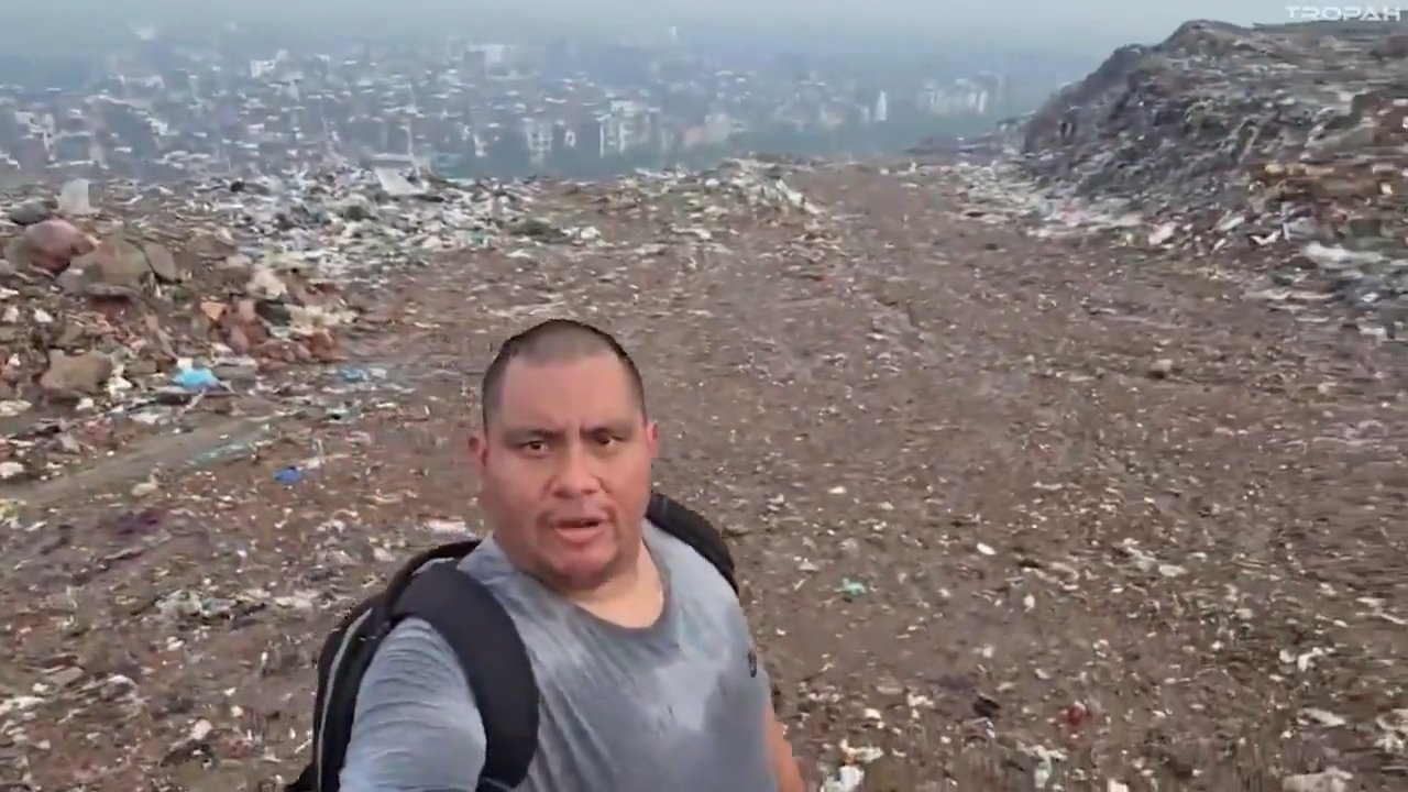 Çevre felaketinin adresi! Çöp Everesti 65 metreyi aştı, görenlerden tepki yağıyor