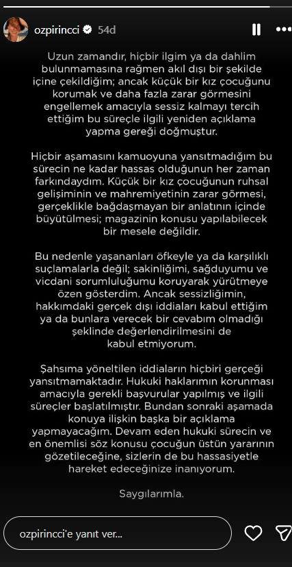 Kübra Süzgün Özge Özpirinçci olayıyla ilgili yeni gelişme! Dava açtığını duyurdu