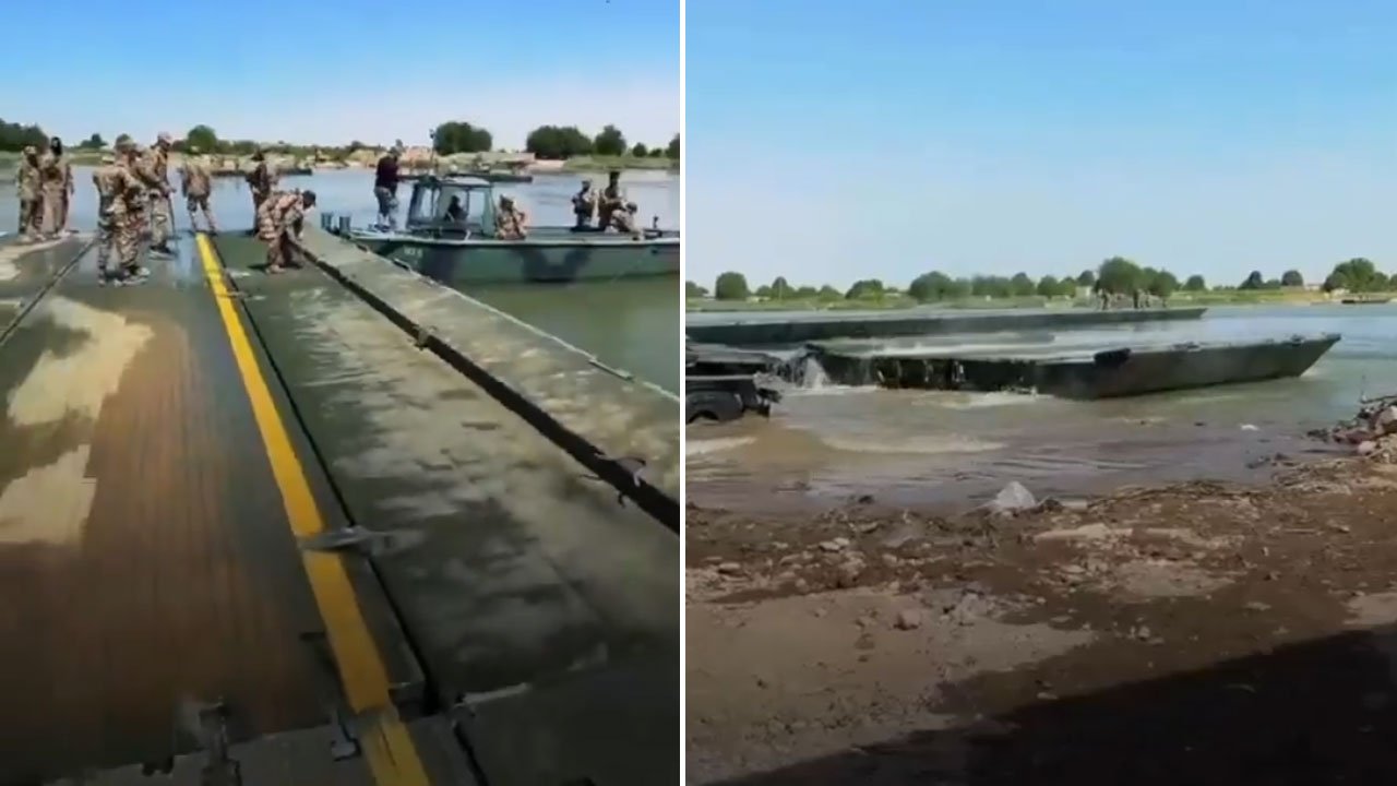 Ankara ve Şam güçleri birleştirdi! Fırat üzerinde dev iş birliği: Köprü kuruldu 