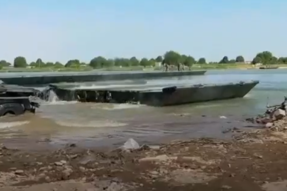 Ankara ve Şam güçleri birleştirdi! Fırat üzerinde dev iş birliği: Köprü kuruldu