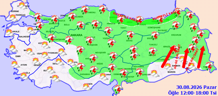 Etkisi tüm gün sürecek! Harita kırmızıya büründü! Meteorolojiden yeni uyarı, İstanbul dahil 22 ilde sağanak yolda