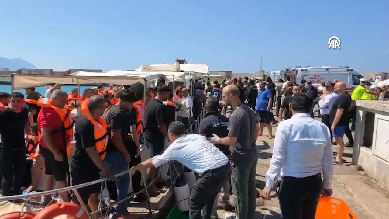 Girne açıklarında feribot faciası: 7 kişi hayatını kaybetti, 23 kişi aranıyor