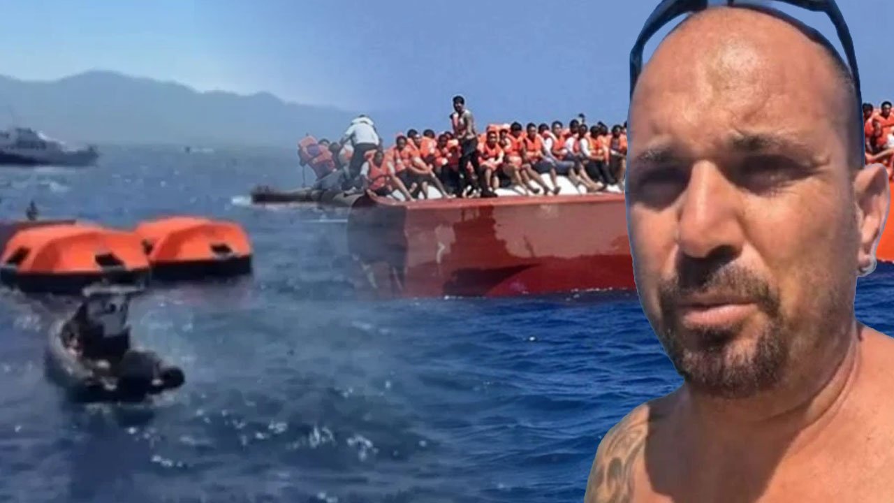Onlarca kişiyi boğulmaktan kurtardı! Girne'deki can pazarında teknesi ile yardıma koştu 