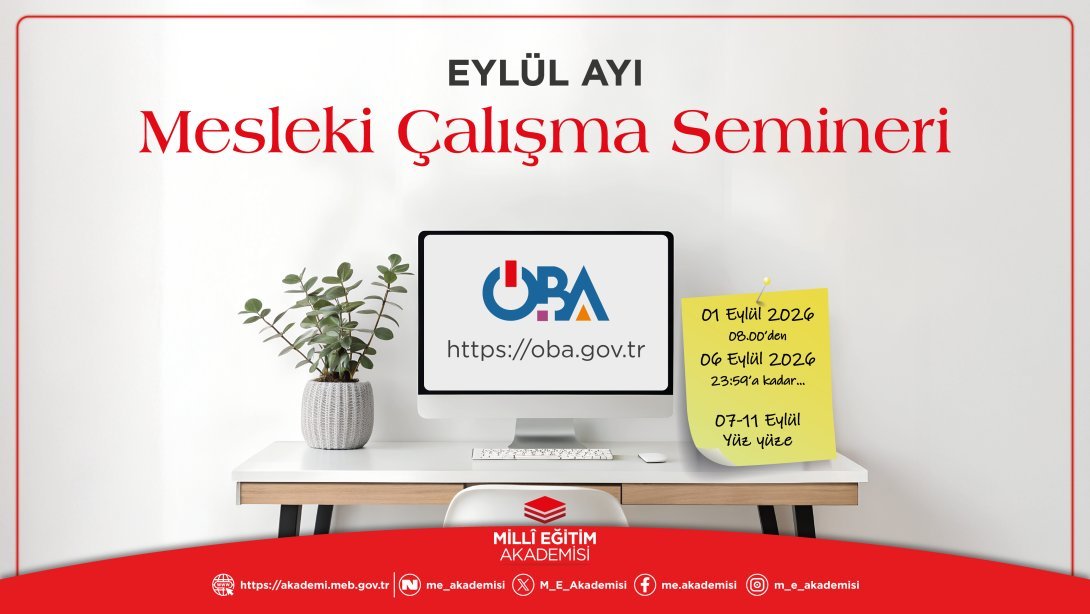 2026 ÖBA giriş ekranı! Öğretmen seminerleri ne zaman, saat kaçta başlıyor?