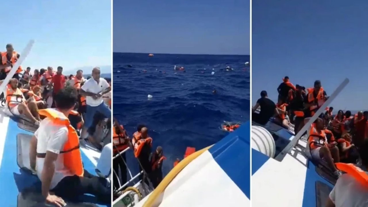 Girnedeki gemi faciasında 100 kişiyi teknesiyle kurtaran kahraman olayı anlattı