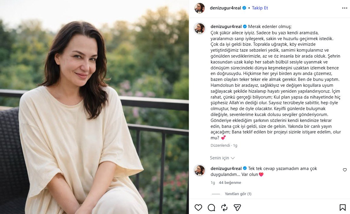 Reha Muhtar 'Cenazeme gelmesin' demişti! Deniz Uğur aylar sonra sessizliğini bozdu