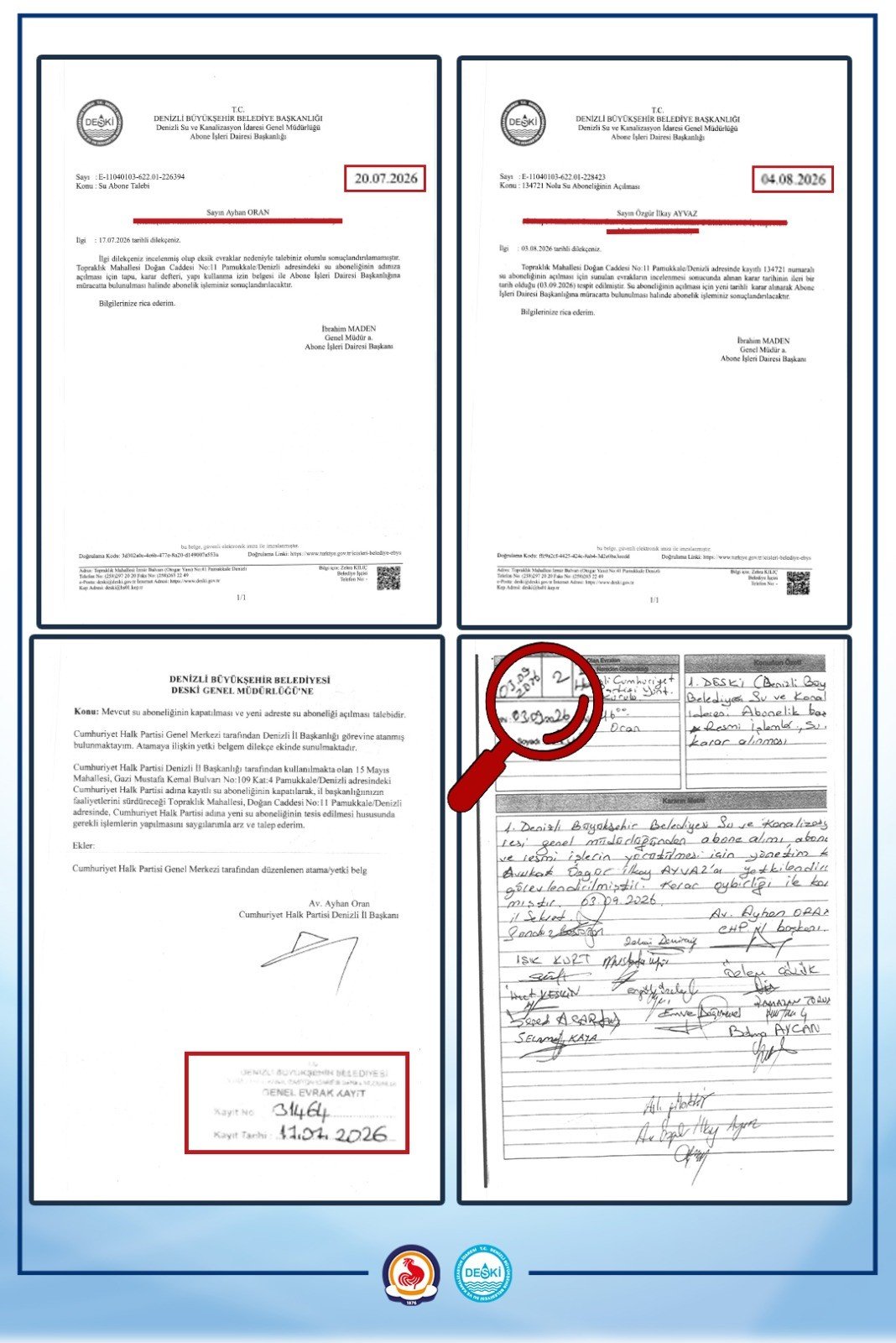 CHP ile DESKİ arasında abonelik krizi! Kurum süreçte yaşananları tek tek anlattı