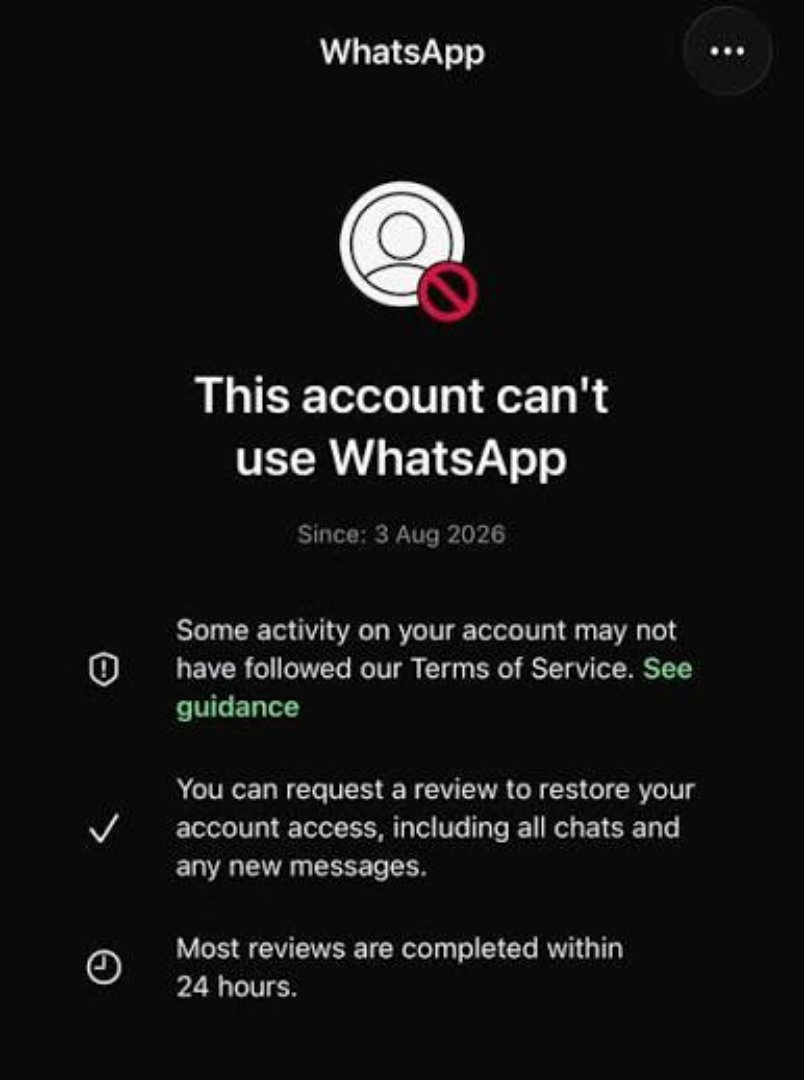 Ekranında bu uyarıyı gören yandı, milyonlarca Whatsapp hesapları aniden kilitlendi: Meta hatayı kabul etti!