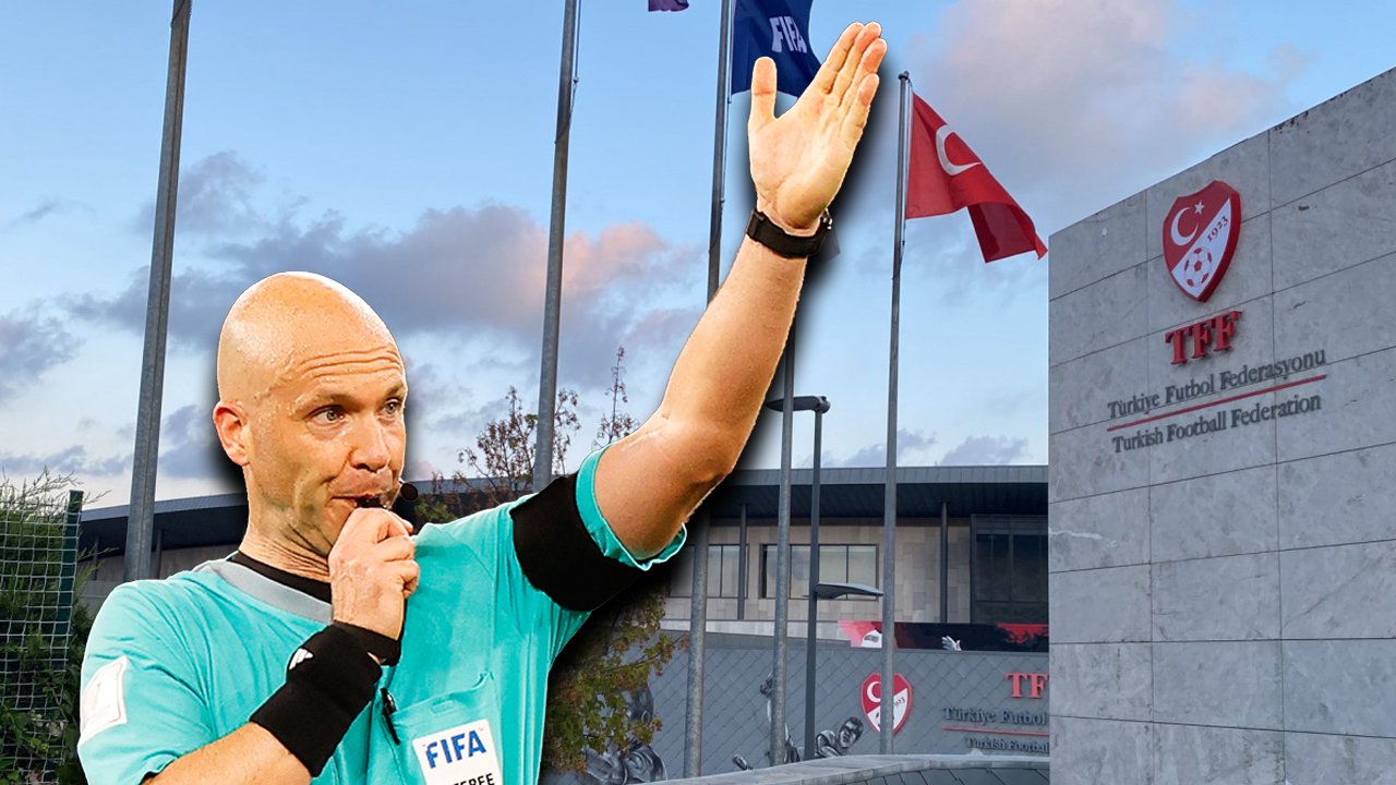 TFF'den Anthony Taylor sürprizi: Türkiye'ye geliyor, görevi açıklandı!