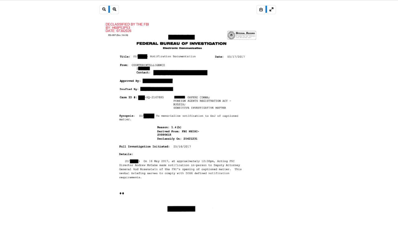 Beyaz Saray gizli belgeleri erişime açtı: FBI'dan Trump hakkında 'Rus ajanlığı' soruşturması!