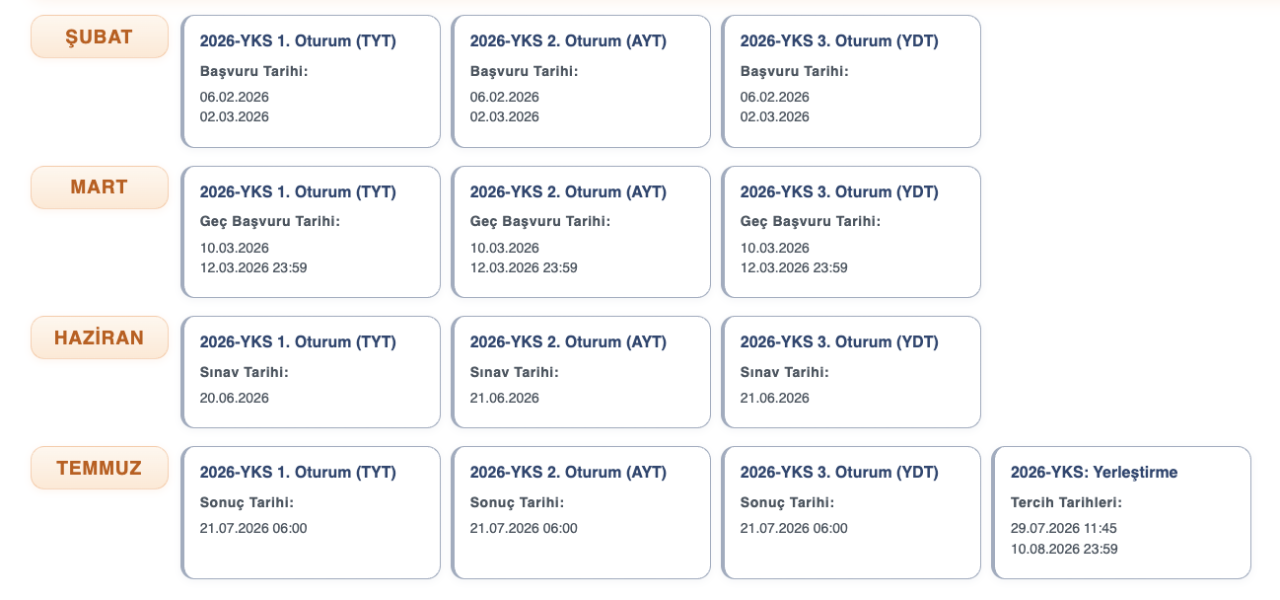 ÖSYM tercih sonuçları ne zaman açıklanacak 2026? YKS tercihleri için son gün 10 Ağustos!